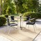 Flash Furniture Square Table Set, Aluminum, Plastic, Rattan, Stainless Steel, Grey TLH-ALUM-28SQ-020BKCHR4-GG - alternate 2