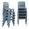 Flash Furniture Plastic Stacking School Chairs with 10.5 in Seat Height in Dusty Blue, 10PK 10-YU-YCX-003-DSTYBL-GG - alternate 1