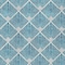 Homeroots 5' X 8' Teal Blue And Ivory Geometric Washable Indoor Outdoor Area Rug 594744 - alternate 2