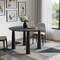 Homeroots 67" Black Solid Wood Oval Dining Table 721136 - alternate 2