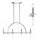 Jonathan Y Doris 41" 4-light Linear Metal/Crystal LED Pendant, Chrome JYL7401A - alternate 3