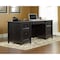 Sauder Executive Desk, 29.37 in H, 65.118 in W X Estate Black 409042 - alternate 1