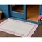 Homeroots 3' X 5' Pink And Ivory Striped Washable Indoor Outdoor Area Rug 610492 - alternate 1