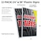 Signmission Discount Tires, Plastic Signs Only 24 Inch x 36 Inch, Corrugated Plastic, 2PK CSB-2436-2PACK-Discount Tires - alternate 2