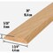 M-D Building Products Building Products 1-3/4'' x 5/16'' x 36'' Natural Hardwood Flat-Profile Threshold for Doorways 11882 - alternate 2