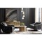 Z-Lite Aimie 5-Light Chandelier, 12 in W x 16 in H, Modern Gold 828P7-5R-MGLD - alternate 2