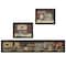 Homeroots Set Of Three COUNTRY BATH 1 3 Black Framed Print Bathroom Wall Art, 3PK 405635 - alternate 1