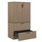 Regency Legacy Lateral File with Stackable Storage Cabinet- Noble Oak LPLFSC3665NO - alternate 2