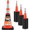 Xpose Safety 36 in Orange Traffic Cone, PVC, 12 lb Base with 6 in & 4 in Collar, DOT Approved, 48 PK OTC36-64-12L-48-X - alternate 1