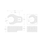 Tekton Crowfoot Wrench, Steel, 2 13/64 in L WCF15225 - alternate 2