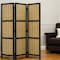 Homeroots 67" Brown Folding Three Panel Screen Room Divider 274670 - alternate 2