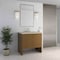 James Martin Vanities Hudson 36" Single Vanity, Honey Oak w/ 3 CM Tajnar Eclos Top 435-V36-HNO-3TJR - alternate 2