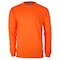 Dome75 Long Sleeve Shirt, Enhanced Visibility, Polyester, HiVis Orange, XL DSL1401 - alternate 2