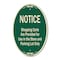 Signmission Notice - Shopping Carts Are Provided For Use , 12 Inch X 18 Inch Designer, Heavy Gauge Aluminum A-OV-G-1218-9805 - alternate 1