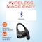 Delton Open-Ear Bluetooth Earbuds/Headphone with Charging Case, Black DHBO104 O104 - alternate 3
