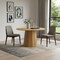 Homeroots 46" Natural Wood Pedestal Base Round Top Dining Table 721085 - alternate 2