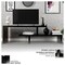 Leisuremod Orford TV Stand with MDF Shelves and Powder Coated Iron Legs, Ebony ORS88BL - alternate 2
