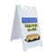 Signmission Fudge Puppies, A-Frame & 2 Decals Installed, Heavy-Duty Plastic Frame SBHD-D-2436-Fudge Puppies - alternate 1