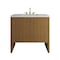 James Martin Vanities Hudson 36" Single Vanity, Honey Oak w/ 3 CM Lime Delight Silestone Top 435-V36-HNO-3LDL - alternate 1