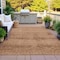Homeroots 3' X 5' Copper And Ivory Geometric Washable Indoor Outdoor Area Rug 630495 - alternate 3