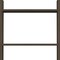 Homeroots 70" Brown Five Tier Ladder Bookcase with A Drawer 478393 - alternate 2