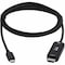 Eaton EATON, HDMI Cable, 6 ft, 4K, Male to Male U444-006-HDR4BE - alternate 1