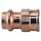 Apollo Adapter, 1/2 in, FPT x Press Fit, Copper, 300 psi Pressure XPRFA12 - alternate 1