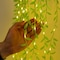 Elegani 96 LED Green Leaf Vine Fairy Curtain Lights - 5.2ft x 2ft Hanging Faux Garland Lighted Backdrop PH-5141 - alternate 2
