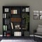 Homeroots 71" Black Four Tier Bookcase 546351 - alternate 2
