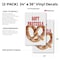 Signmission Soft Pretzels, Vinyl Decals Only 24 Inch x 36 Inch, Vinyl Decal, 2PK DSB-2436-2PACK-Soft Pretzels - alternate 2