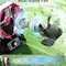 Edendirect 10 in. 8 Speeds Tower Fan in Pink with Remote, LED Light, Oscillating, Timer ZRHY8136S-F - alternate 3
