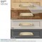 Amerock Stature 5-1/16 in 128 mm Center-to-Center Golden Champagne Cabinet Cup Pull BP22439BBZ - alternate 4