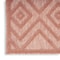 Homeroots 2' X 4' Coral And Orange Geometric Indoor Outdoor Area Rug 573846 - alternate 2
