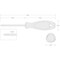 Tekton #3 Square Screwdriver, 4 in. Shank DWQ01303 - alternate 2