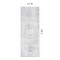 World Rug Gallery Vintage Boho Medallion Machine Washable Non Slip Runner Rug 2 ft 6 in x 10 ft Blue 6025BLUE2X10 - alternate 2