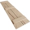 Ekena Millwork Rustic Two Board Joined Board-n-Batten Hand Hewn Faux Wood Shutters, 11W x 84H, PR SHUBJS11X84HHPR - alternate 5
