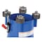 Vestil Factory Installed Steel Base Socket For Multi Station Transportable Jib Crane Blue JIB-P-B - alternate 2