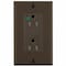 Leviton SmartlockPro GFCI 15A HG/TR/PI Brown GFTR1-HF - alternate 1