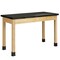 Diversified Spaces Rectangle Table, 54" W, 56" L, 36" H, Phenolic Resin, black P7204K36N - alternate 1