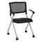 Office Star Products FC Series Flex Back Nesting Chair, Black FC8486-231 - alternate 1
