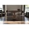 Homeroots 48" Brown Solid Wood Pedestal Base Round Top Dining Table 565243 - alternate 3