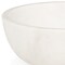 Homeroots 10" White Marble Round Centerpiece Bowl 609356 - alternate 1