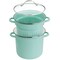 Martha Stewart 8 Quart Dual Stock Pot and Steamer Set in Aqua 129157.03 - alternate 2