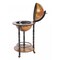 Homeroots 17in X 17in X 35in Globe Bar Table 330Mm 4 Legs Stand Red 364358 - alternate 2