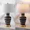 Jonathan Y Julian 29" Traditional Classic Ceramic Urn LED Table Lamp, Black/Beige JYL4026J - alternate 2