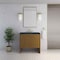 James Martin Vanities Hudson 36" Single Vanity, Honey Oak w/ 3 CM Charcoal Soapstone Silestone Top 435-V36-HNO-3CSP - alternate 2