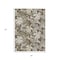Homeroots 3' X 5' Brown Beige And Olive Green Botanical Leaves Washable Indoor Outdoor Area Rug 618394 - alternate 2