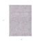 Homeroots 5' X 8' Lavender And Ivory Abstract Washable Indoor Outdoor Area Rug 599731 - alternate 2