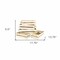 Homeroots Set of Five Antiqued White Solid Wood Crate, 5PK 487718 - alternate 2