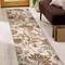 World Rug Gallery Floral Medallion Runner Rug 2 ft 3 in x 8 ft Beige WR143BEIGE2X8 - alternate 1